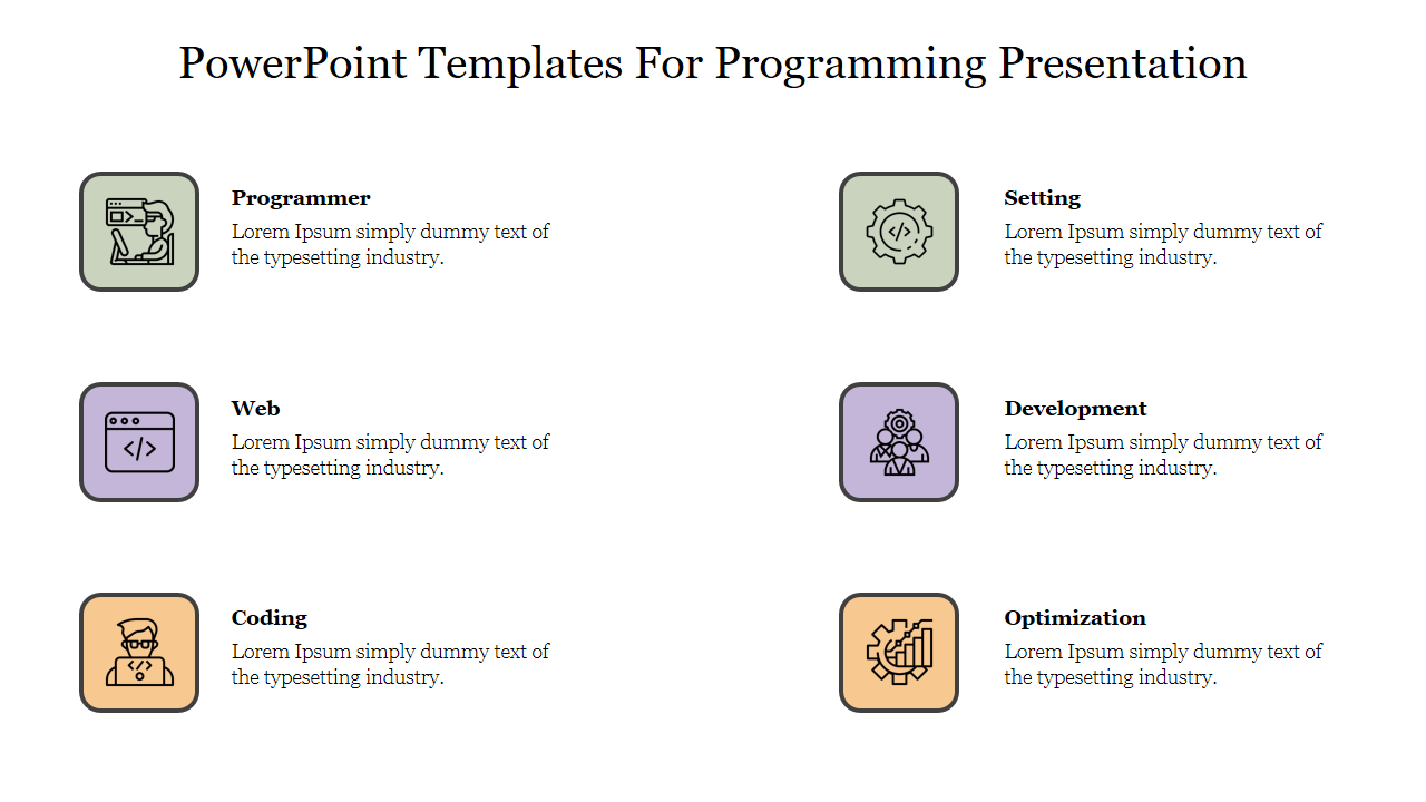 Free - Best PowerPoint Templates For Programming Presentation